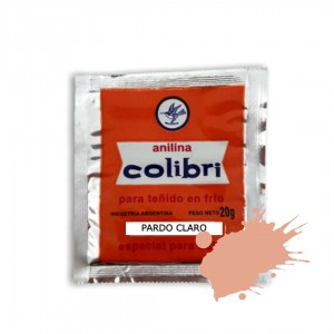 COLIBRI ANILINA PARDO CLARO x 20gr